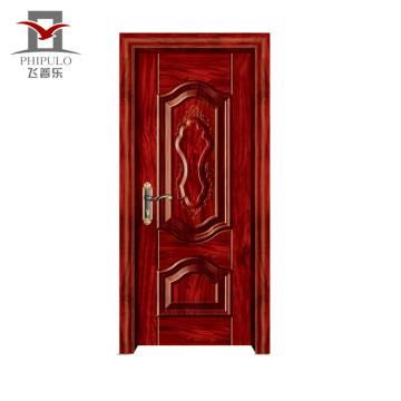 Новый стиль, гарантированное качество, принятый Oem Steel Wood Front Front Door